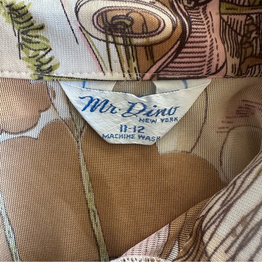 Vintage 70’s Scenic Print Button-Up Shirt - Picture 3 of 6